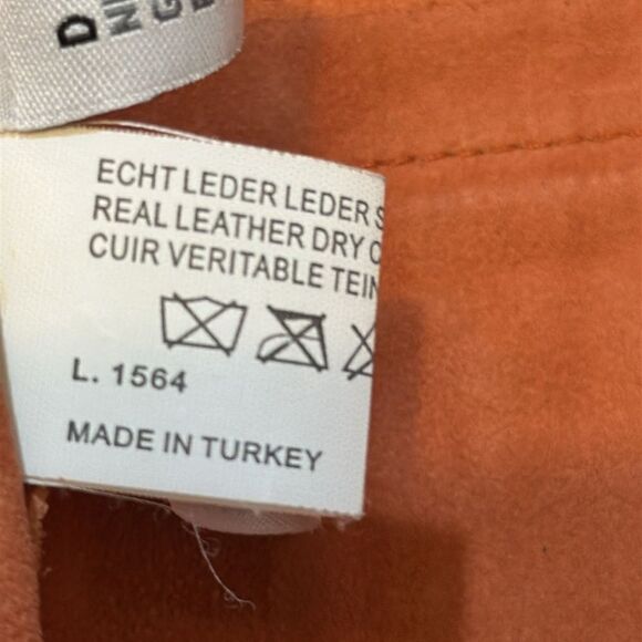 Elegance Paris women’s brown cognac leather jacket size US 2 - Picture 10 of 16